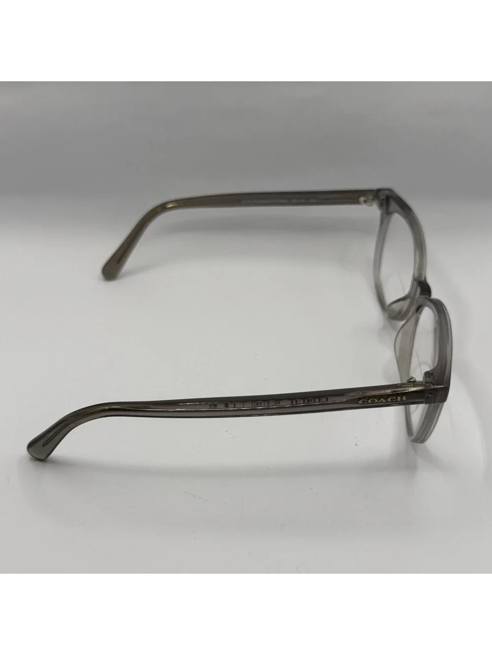 Coach HC6138U 5176 Women’s Eyeglasses Transparent Grey 52-16-140 w/ Case